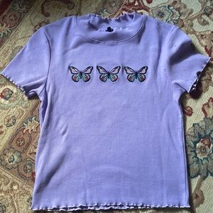 Zumiez butterfly t shirt
